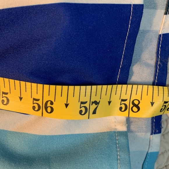 SHEIN Slayr Colorful Stripe Printed Ruffle Hem Backless Cami Dress Summer size 6 - Picture 9 of 9